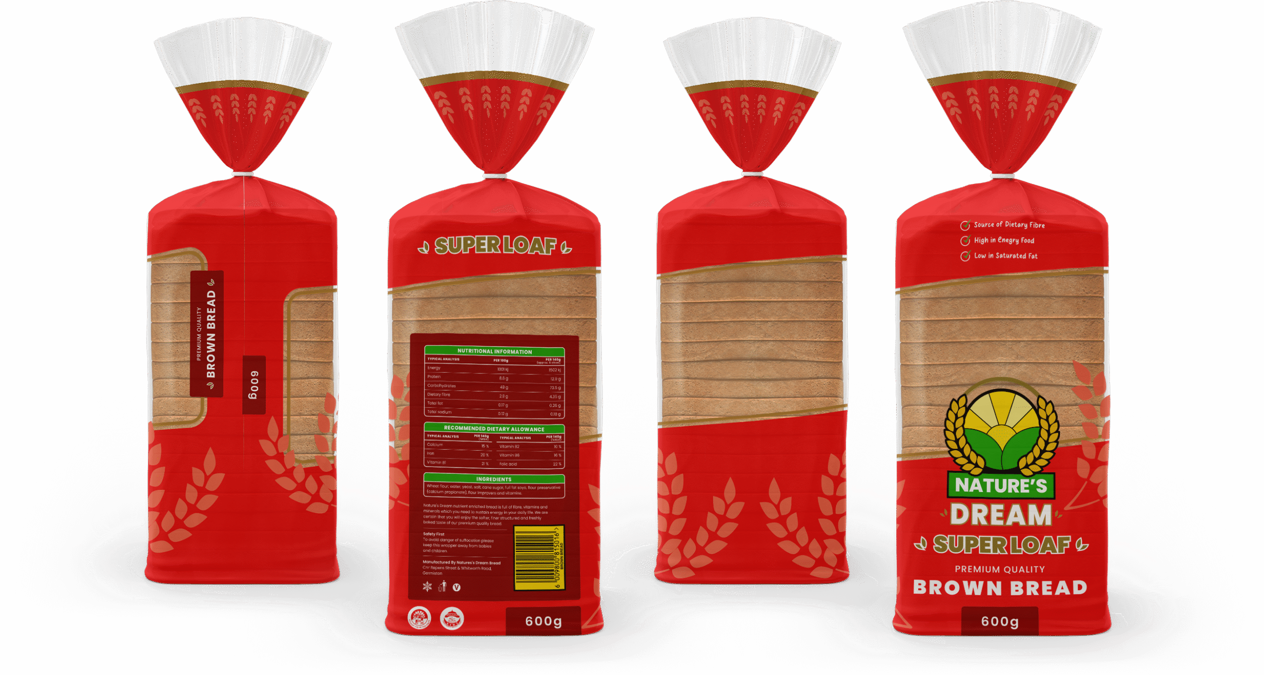 Natures Dream - Brown Bread